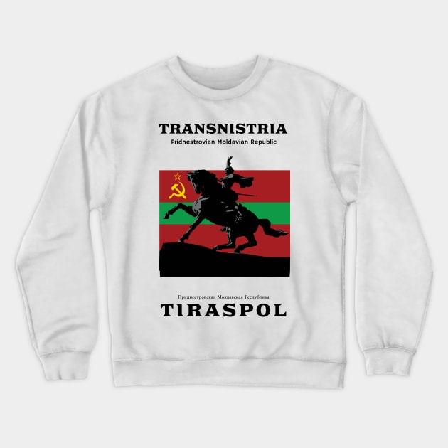 make a journey to Transnistria Crewneck Sweatshirt by KewaleeTee